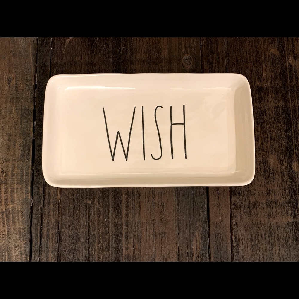 NEW RAE DUNN “WISH” Trinket Tray